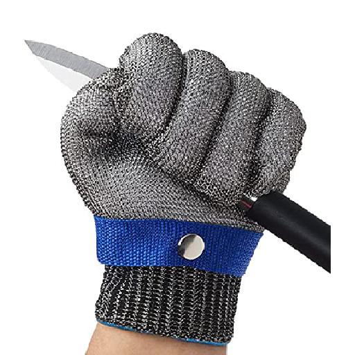 Icobeg Cut Resistant Gloves – Heavy-Duty Anti-Cut Chain Gloves for Industrial and Kitchen Safety