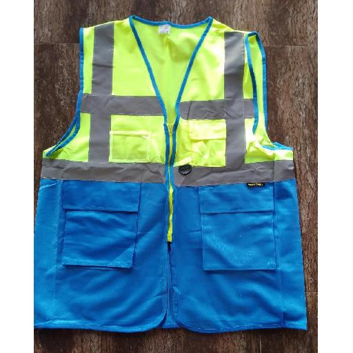 Icobeg High Visibility Vest/Reflector/Reflective Vest – Durable Two-Tone Safety Wear for Maximum Visibility