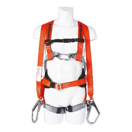 Icobeg Workman Full Body Harness – Safety Harness with Double Lanyard and Shock Absorber for Fall Protection