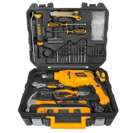 Farmline – Ingco 101 Pieces Tools Set with 850W Hammer Impact Drill – HKTHP11022