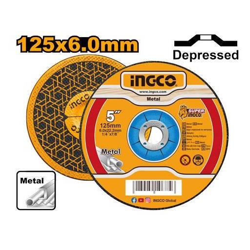 Farmline - Ingco Abrasive Metal Grinding Disc 5" – MGD601251