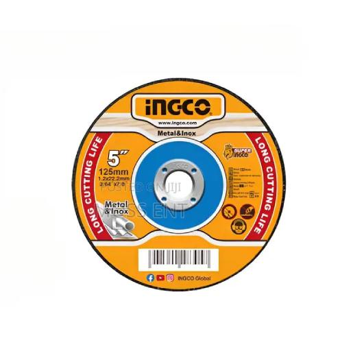 Ingco Abrasive Metal Cutting Disc 5" x 1.2mm (MCD121251)