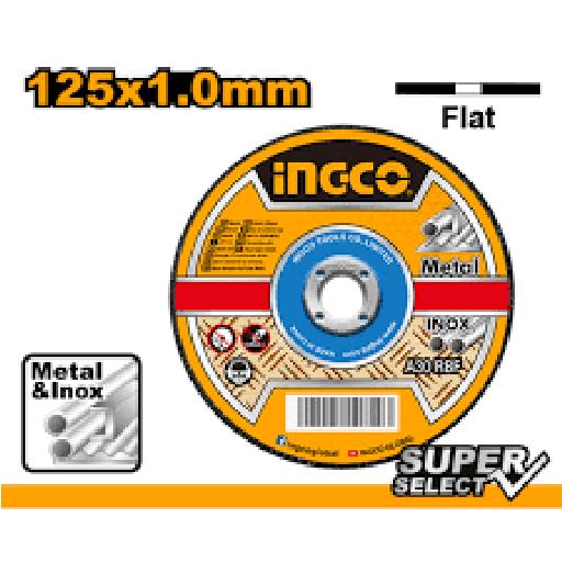 Ingco Abrasive INOX Metal Cutting Disc 125 x 1.0mm (MCD101251)