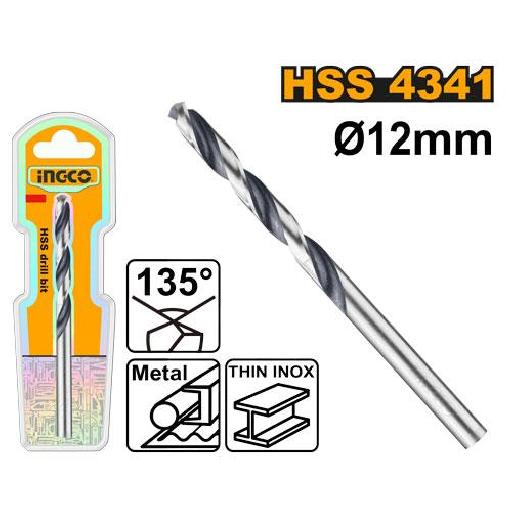 Ingco Power Tools Accessories 4341 HSS Drill Bit (DBT1201204)
