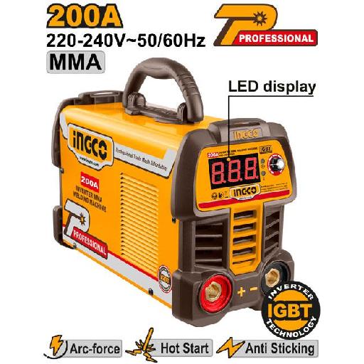 Ingco Welding Machines Inverter MMA Welding Machine ING-MMA20069
