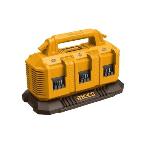 Ingco 6-Port Lithium-Ion Battery Charger 20V 4.0Ah FCLI2064