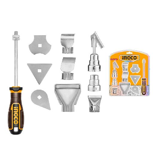 Ingco 10 Pieces Heat Gun Accessories Set HGA0131