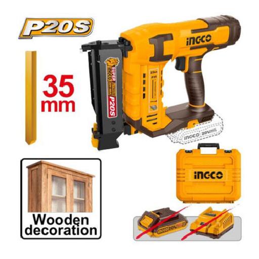 Ingco Cordless Brad Nailer 20V CBNLI2008
