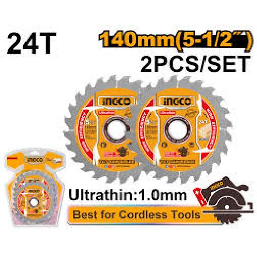 Ingco Ultra-Thin TCT Saw Blade Set TSB1403
