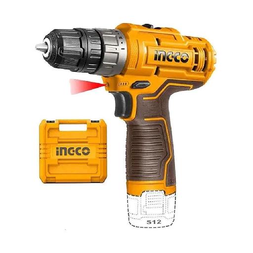 Ingco 12V Lithium-Ion Cordless Drill With 2 Pieces 1.5Ah Battery – CDLI12202