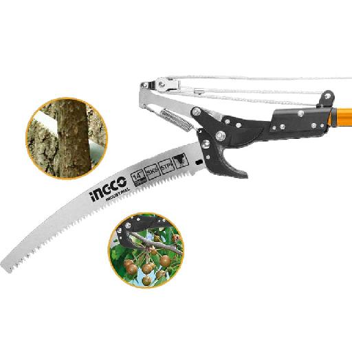 Ingco Extendable Pole Saw & Pruner – HEPS25281