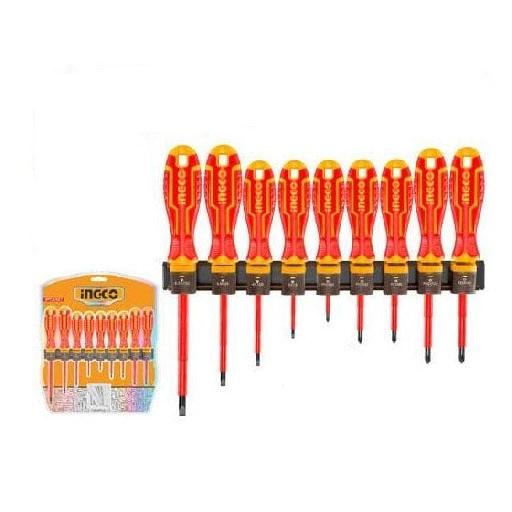 Ingco 9 PCS Insulated Screwdriver Set – HKISD0908