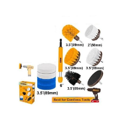 Ingco 11-Pieces Cleaning Brush Set – WCB1101
