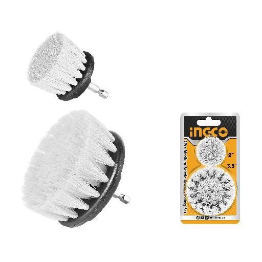Ingco 2-Pieces Soft Bristle Brush Set – WCBS3235