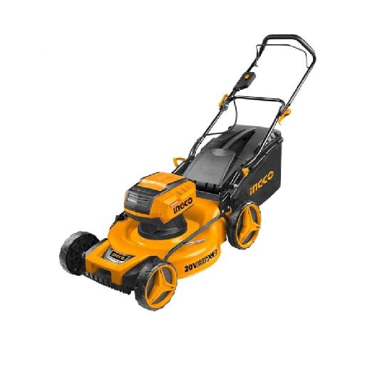 Ingco Brushless 20 in Lithium-ion Cordless Lawn Mower with Two 40V 5.0Ah Batteries & Charger – LMLI20202
