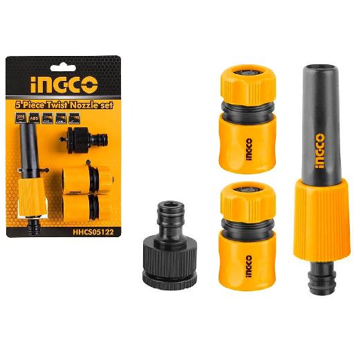 Ingco 5 Pieces Twist Nozzle Set – HHCS05122