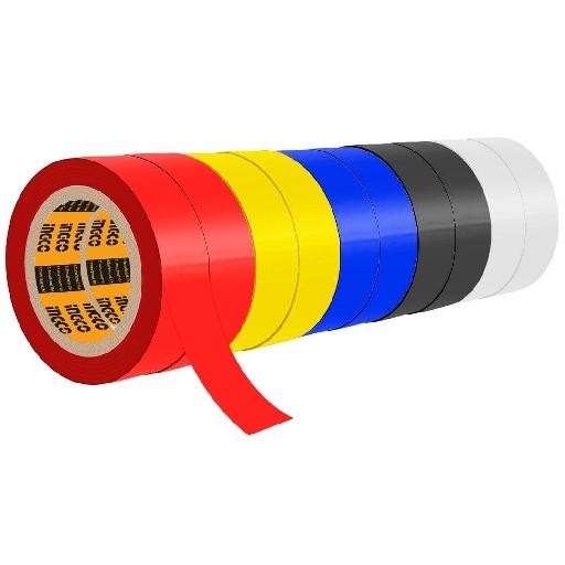 Ingco 10-Pieces Multicolor PVC Insulating Tape – HPET1013