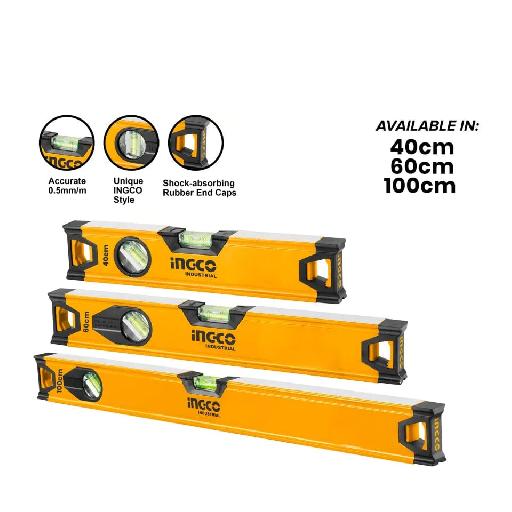 Ingco 3 Pieces Spirit Level – HSL10403