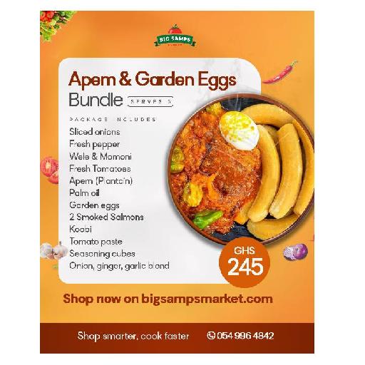 Apem and Garden Eggs Bundle | Big Samps Market