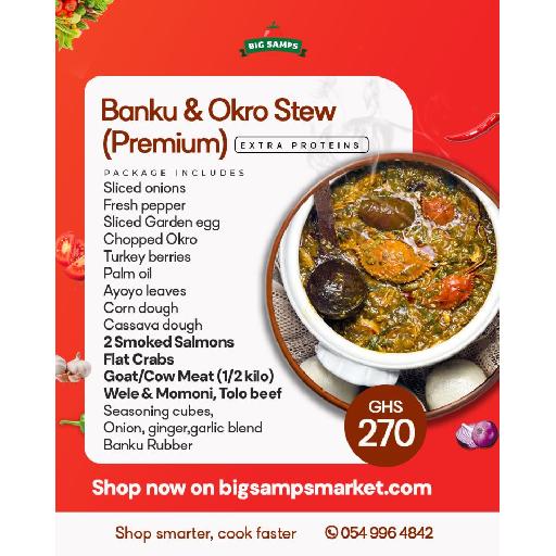 Banku and Okro Bundle (Premium) | Big Samps Market