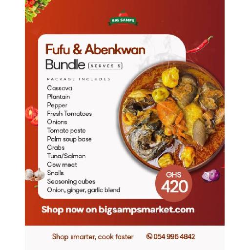 Fufu and Abenkwan Bundle | Big Samps Market