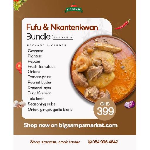Fufu and Nkatenkwan Bundle | Big Samps Market