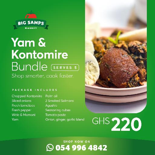 Yam and Kontomire Bundle