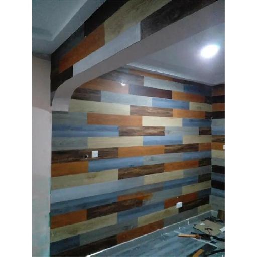 Goodluck - PVC Vinyl Planks Wall Installation