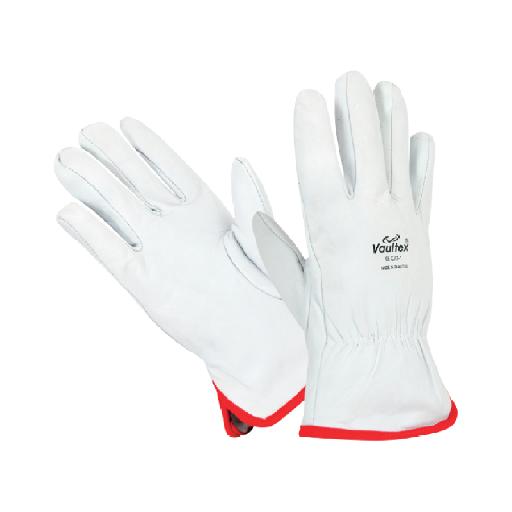 JTS GKR Vaultex Short Driving Gloves – Premium Goat Grain Leather Gloves for Light Industrial Use