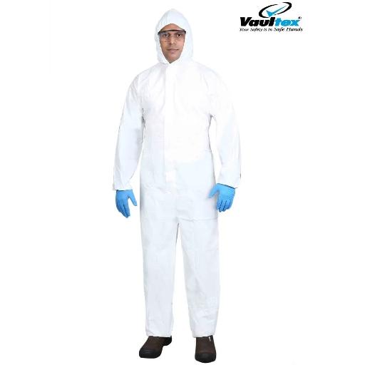 JTS Vaultex Disposable Coverall 60gsm – Lightweight Protective Coverall for Industrial Use