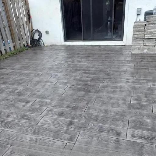 Collcrete - Wood Textured Concrete Floor