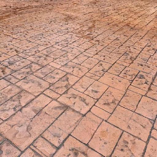 Collcrete - Orange Slate Stamped Concrete