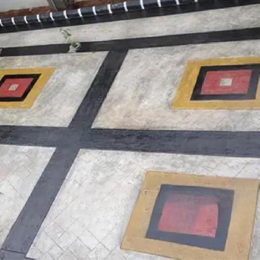 Collcrete - Pattern Bordered Concrete Flooring
