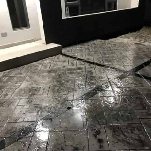 Collcrete - Bordered Stain Stamped Concrete