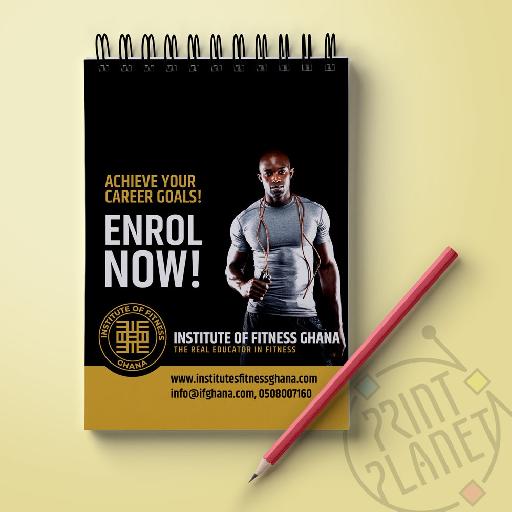 Print Planet Ghana | Custom Spiral Notepads – Professional & Personalized Stationery