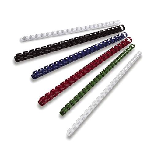 Comb Binding Spines – 50-Pack Durable Plastic Document Binders