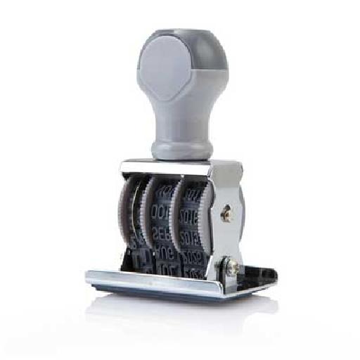 Deskmate Rubber Date Stamp – Durable Steel Frame with Adjustable Dates