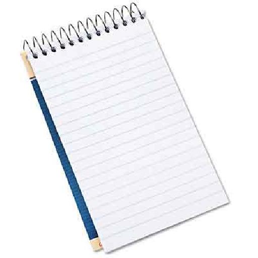Notepad – 100-Page Ring-Bound Flip-Up Writing Pad