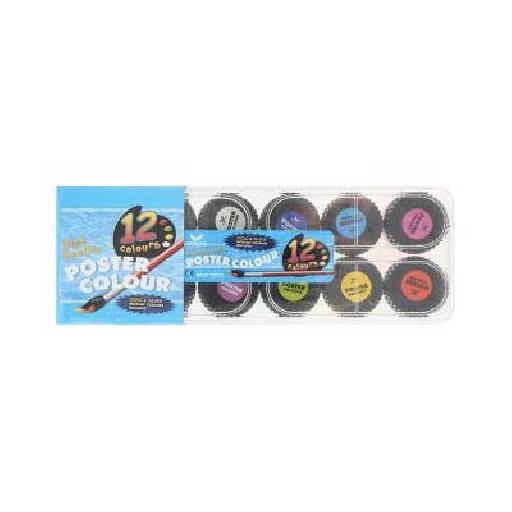 Poster Colours – Vibrant Water-Soluble Paints with Matte Finish