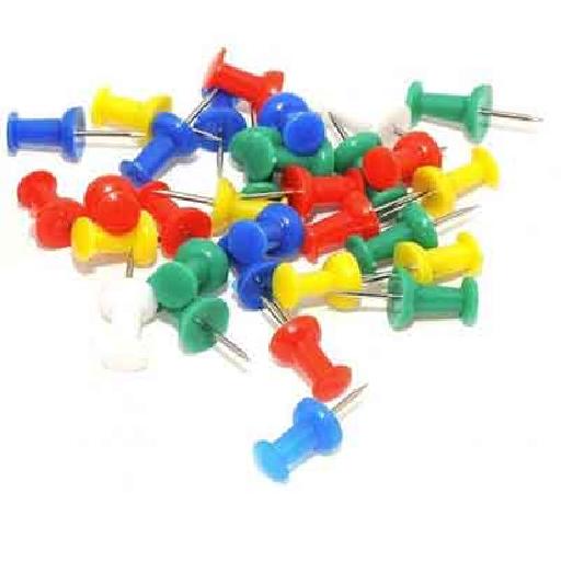 Push Pins – Durable Spool-Head Pins for Secure Bulletin Board Posting
