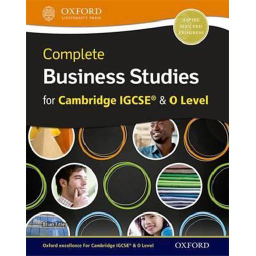 Complete Business Studies for Cambridge IGCSE & O Level – Comprehensive Guide for Exam Success