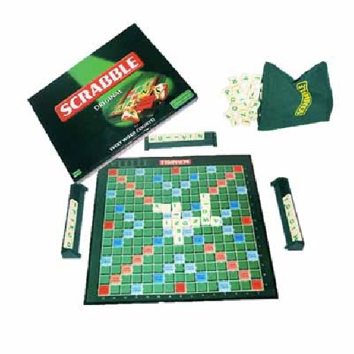 Scrabble Board Game – Classic Word Tile Game for 2-4 Players