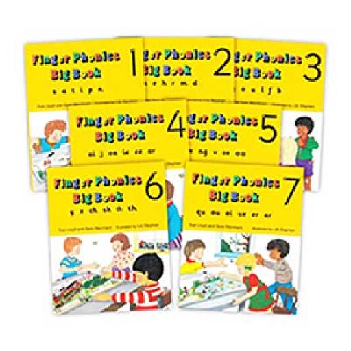Jolly Phonics Big Book Set 1-7 – Complete Phonics Letter Sounds Teaching Resource for Early Literacy