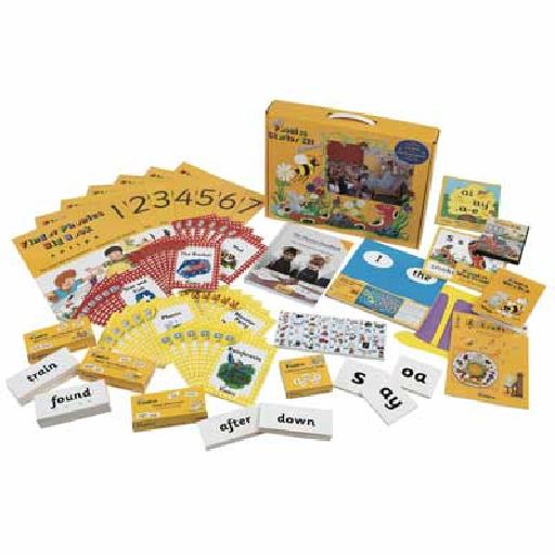 Jolly Phonics Starter Kit Extended – Complete Phonics Teaching Set with Readers and Songs