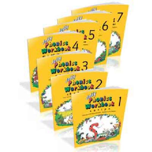 Jolly Phonics Workbooks 1–7 – Complete Set of Early Literacy Phonics Practice Books