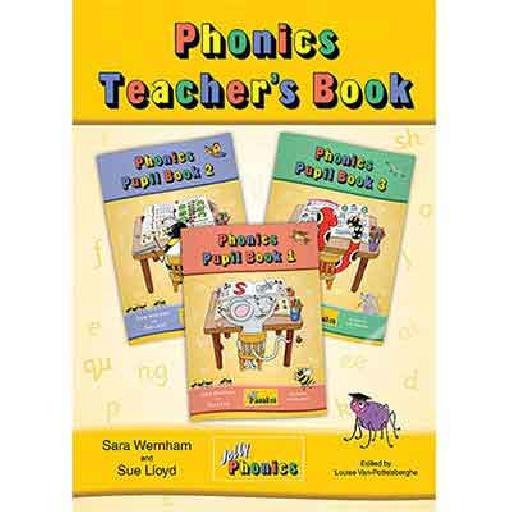 Phonics Teachers Book (Coloured) – Jolly Phonics Teacher’s Guide for Pupil Books 1, 2 & 3