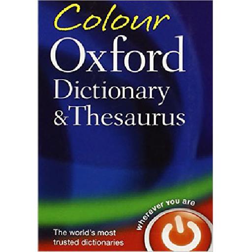 Colour Oxford Dictionary & Thesaurus – Comprehensive All-in-One Language Reference