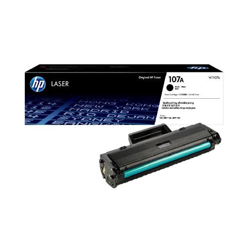 HP 107A Black (W1107A) Original Laser Toner Cartridge – 1,000 Page Yield