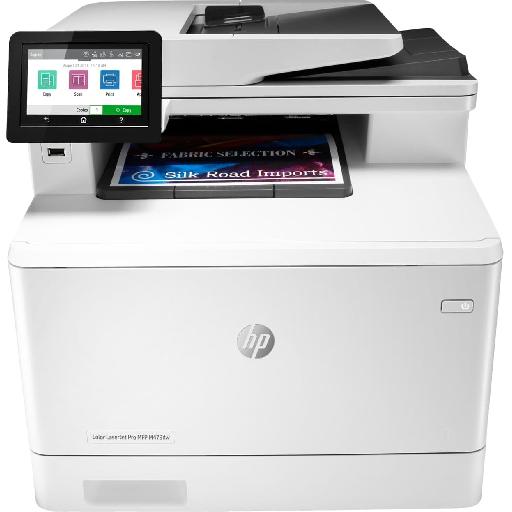 HP Color LaserJet Pro MFP M479dw – Wireless Color Laser Multifunction Printer – Print, Copy, Scan, Email – 27 ppm – A4/Legal – Duplex Printing – USB, Ethernet, Wi-Fi – 415A Toner Included