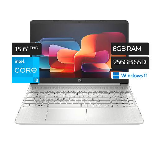 HP Notebook 15-dy5131wm – 15.6″ FHD Laptop, 12th Gen Intel Core i3-1215U, 8GB RAM, 256GB SSD, Fingerprint Reader, Windows 11 Home